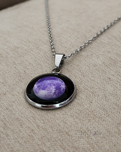 Colección Cósmica - Purple Moon. Luna llena Purpura.