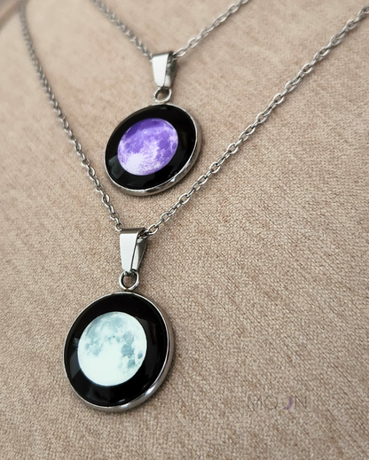 Colección Cósmica - Purple Moon. Luna llena Purpura.