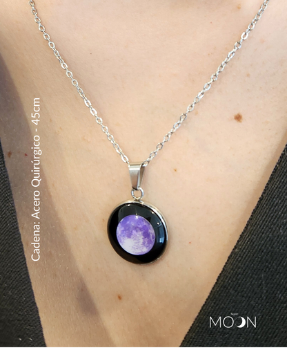 Colección Cósmica - Purple Moon. Luna llena Purpura.