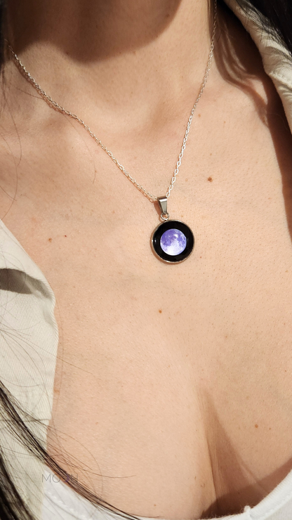 Colección Cósmica - Purple Moon. Luna llena Purpura.